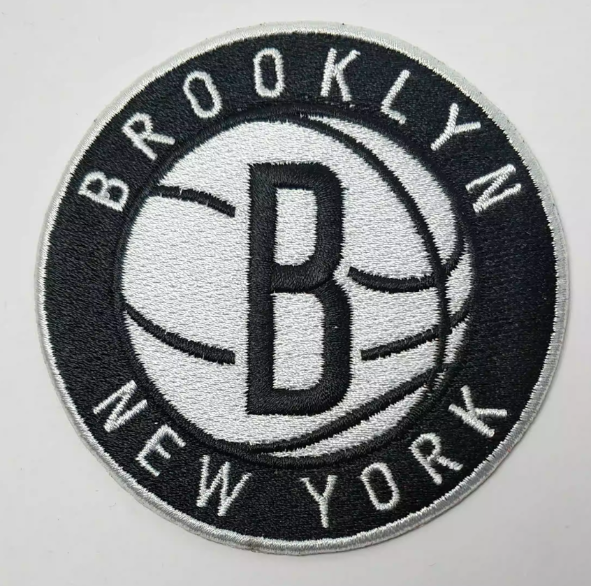 Brooklyn Nets Logo Iron on Patch 7.7cm